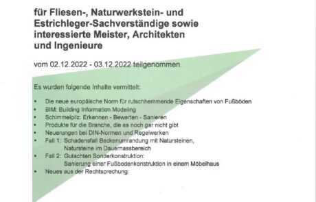 Zertifikate | Hertler Sanierungen