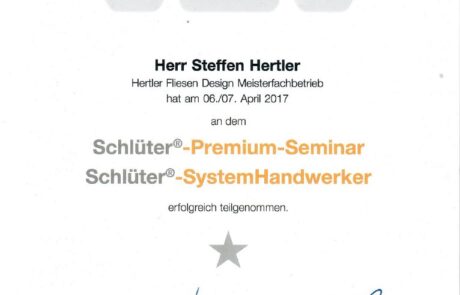 Zertifikate | Hertler Sanierungen