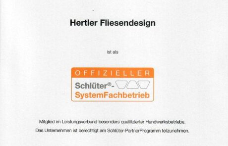 Zertifikate | Hertler Sanierungen