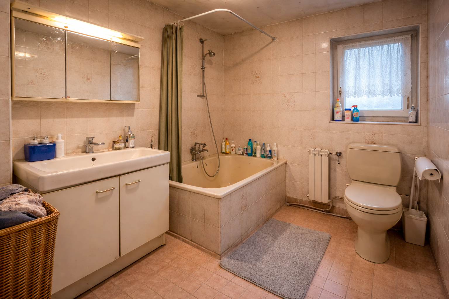 Hertler Sanierungen | Bad Sanierung vorher | Professionelle Sanierungen in Leinfelden-Echterdingen