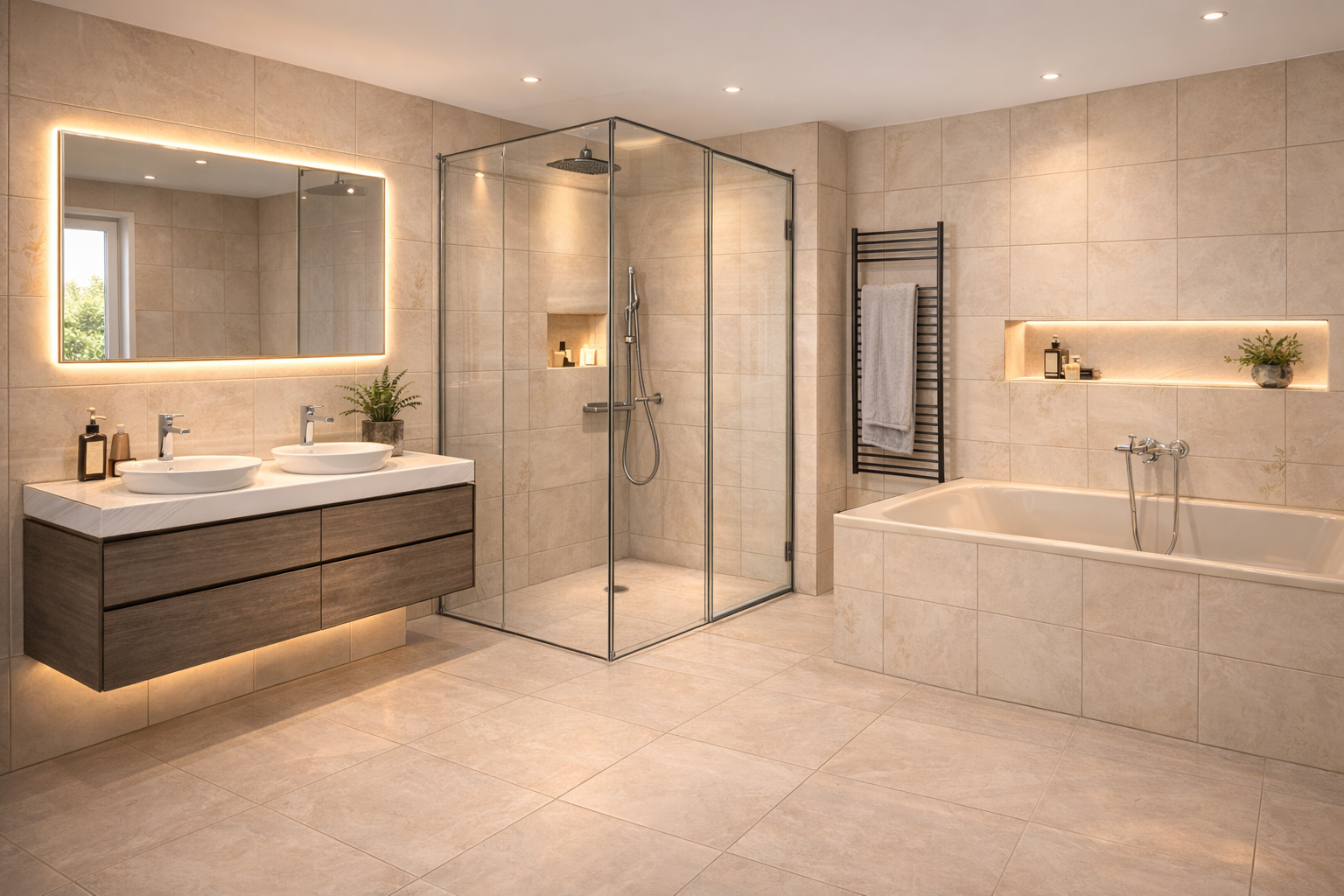 Neues Badezimmer | Hertler Sanierungen | Professionelle Sanierungen in Leinfelden-Echterdingen