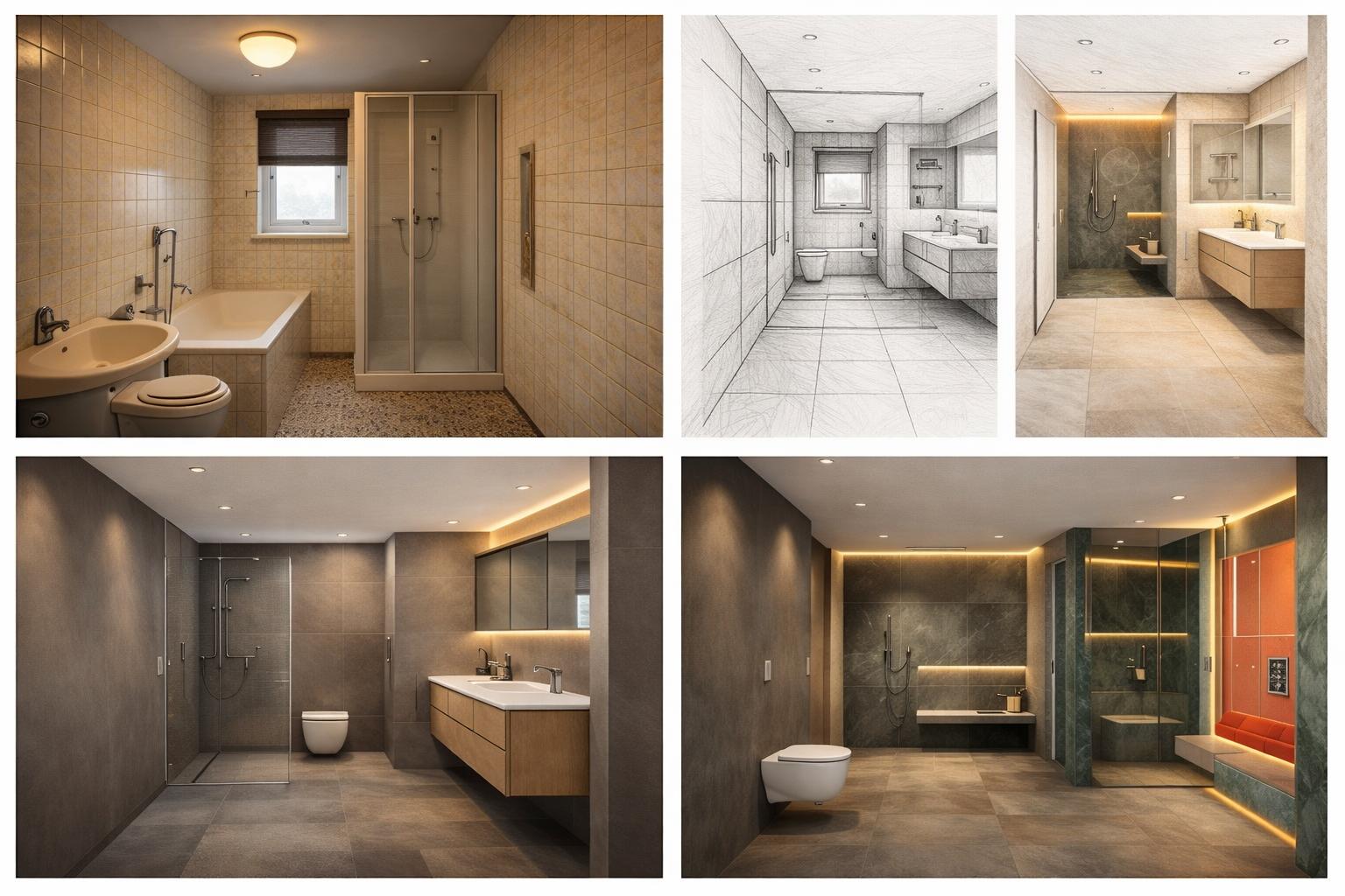 Skizze - Bad Sanierung | Hertler Sanierungen | Professionelle Sanierungen in Leinfelden-Echterdingen